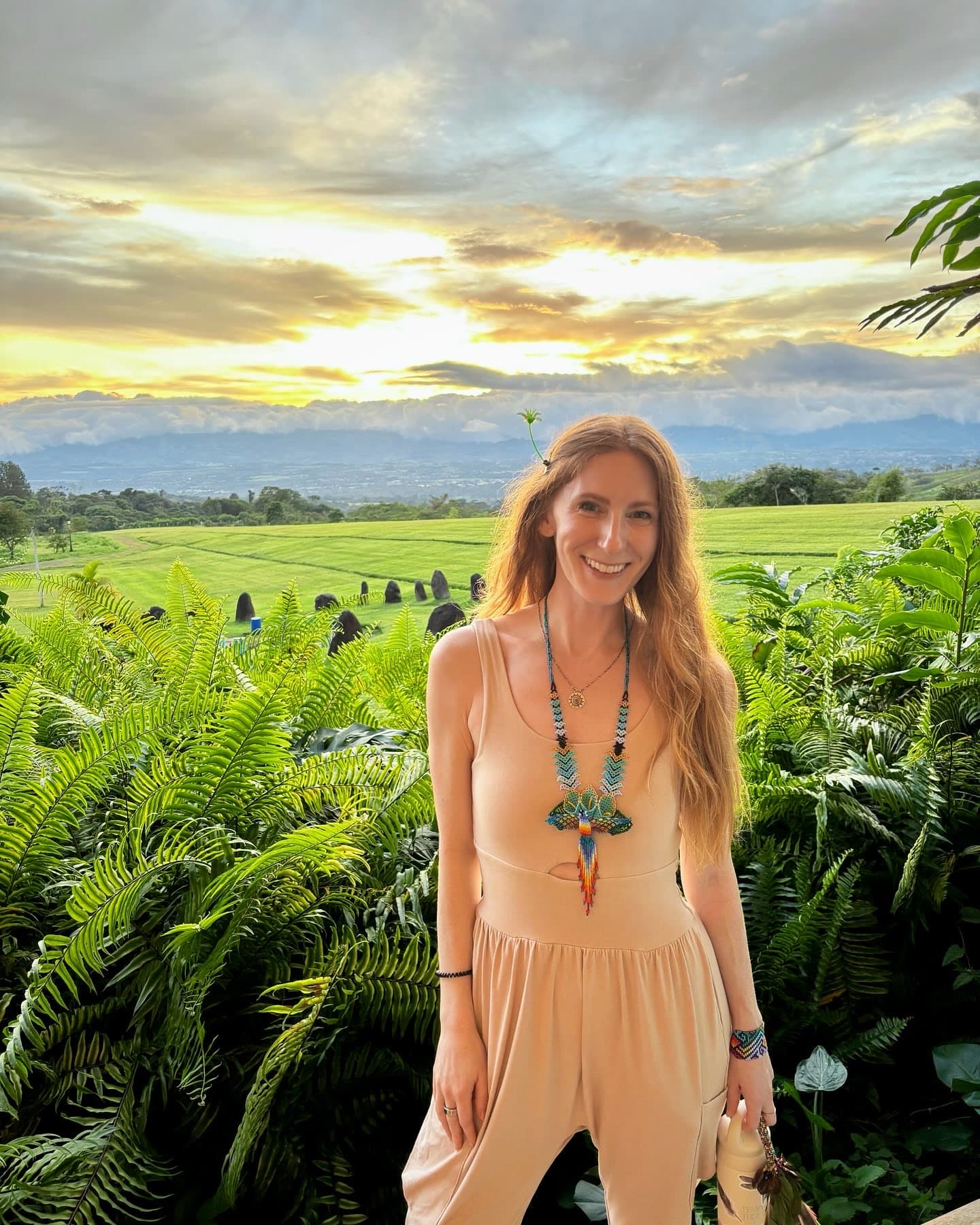 Katie smiling outdoors